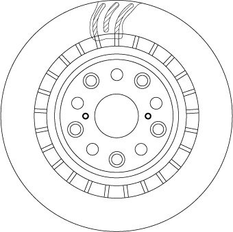 DF6039S TRW Freno de disco trasero