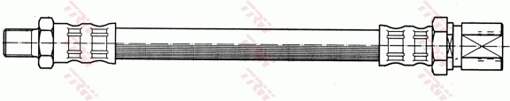 PHB119 TRW Manguera de freno trasera