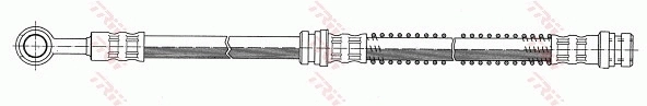 PHD346 TRW Tubo de frenos delantero