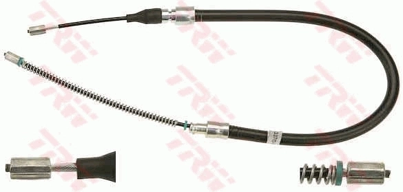 Cable de freno de mano trasero derecho/izquierdo para Volkswagen Polo 86C