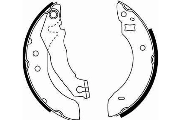 Zapatas de freno para Ford Escort III ALD