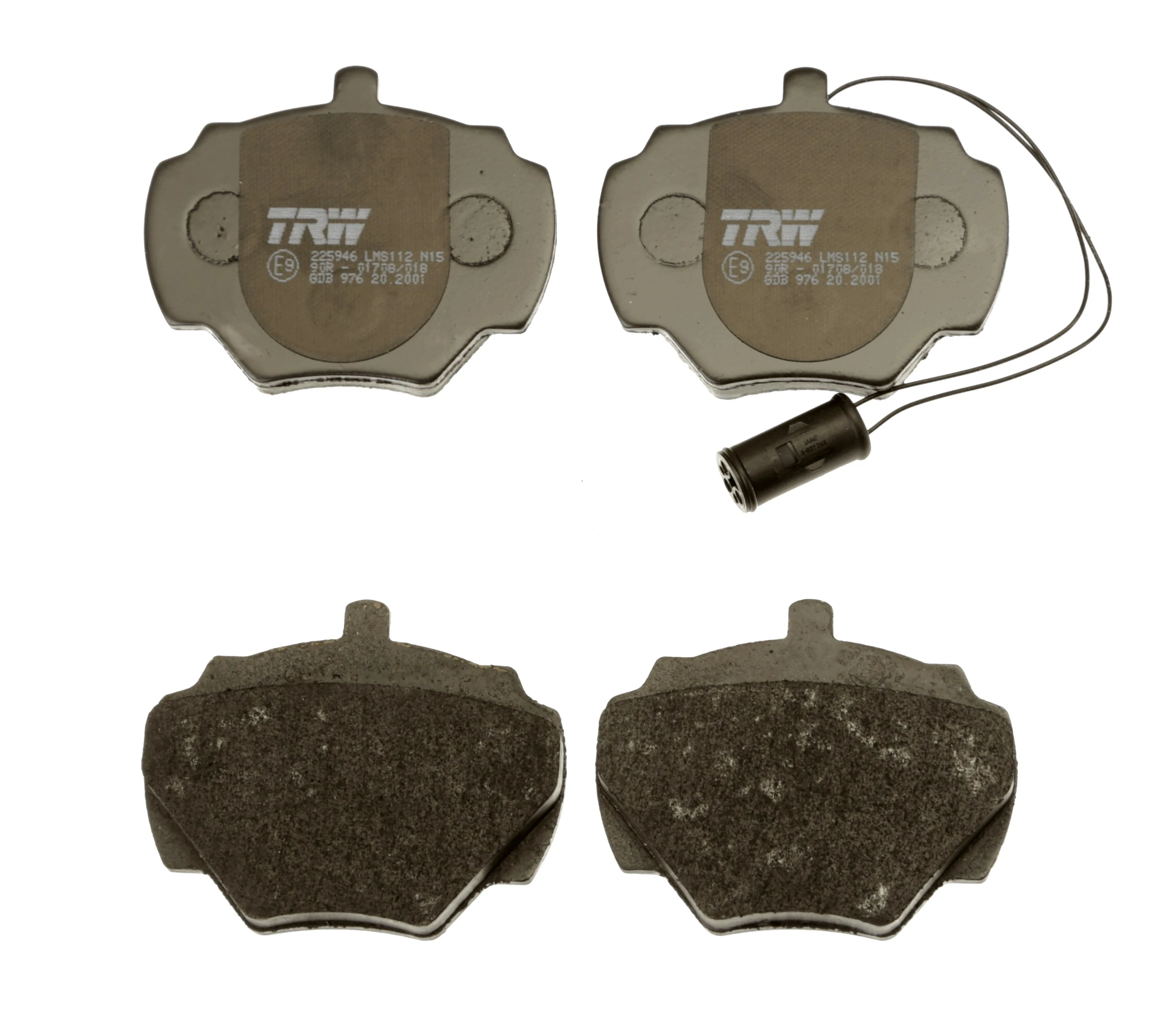 GDB976 TRW Pastillas freno traseras