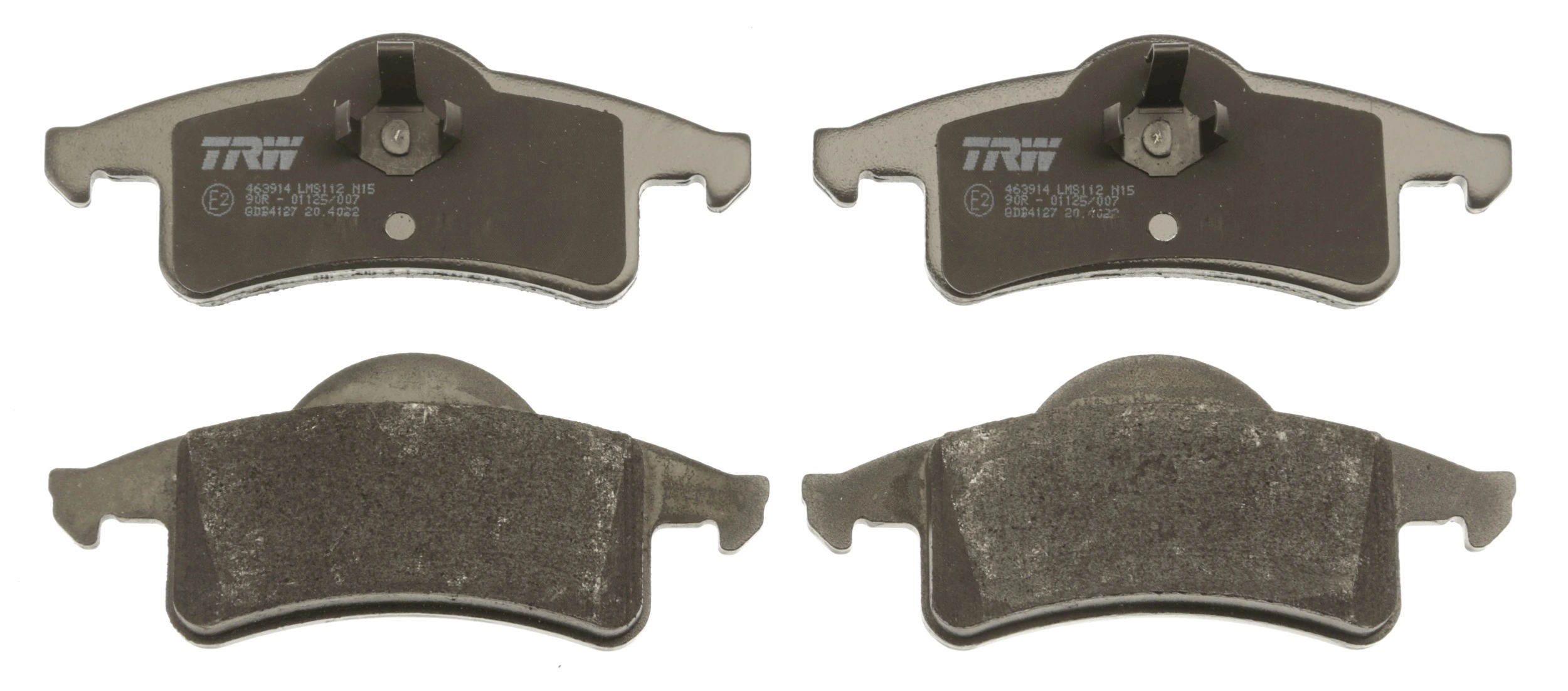 GDB4127 TRW Pastillas freno traseras