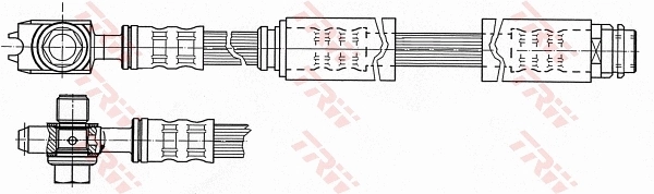  Latiguillos de freno delantero Audi TT 
