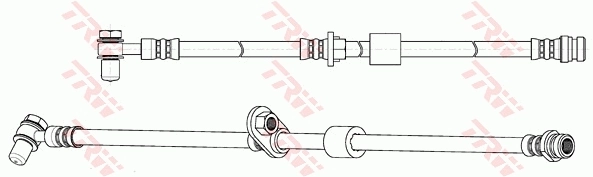  Latiguillos de freno delantero Mitsubishi Colt 6