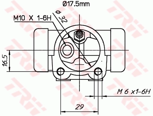 Cilindro de freno de rueda trasera para Alfa Romeo 33  905