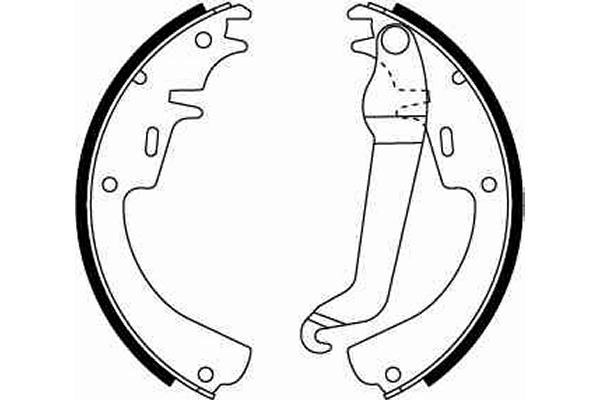 Zapatas de freno de tambor traseras Opel 552215 precio, desde 27,27 EUR