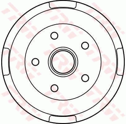 Tambor de freno trasero para Mazda 626 III GD