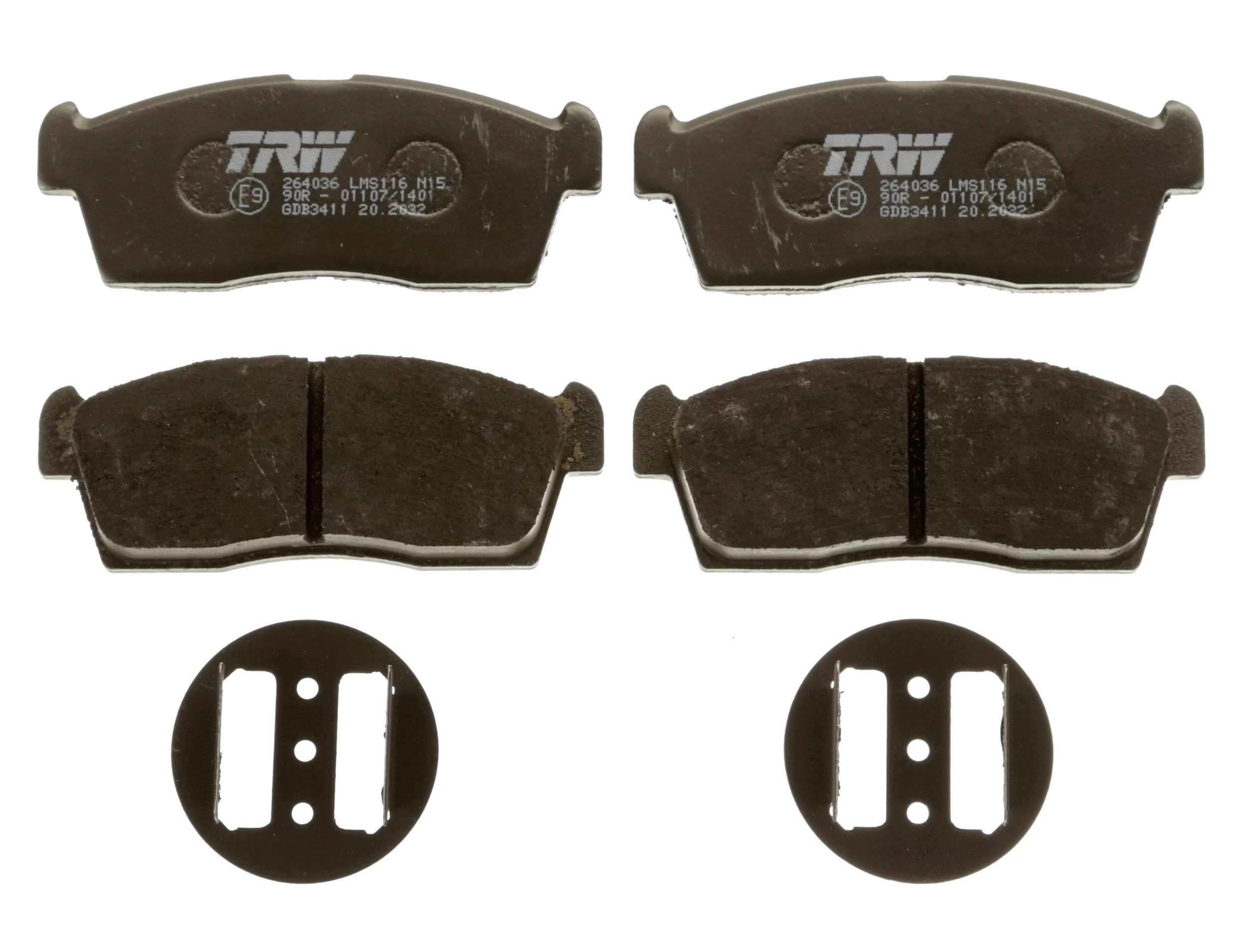 Pastillas delanteras para Honda Civic III AL, AJ, AG, AH