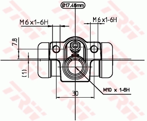  Cilindro de freno de rueda trasera Honda Jazz 