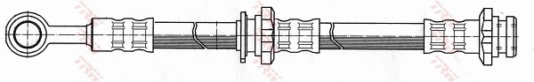 PHD113 TRW Tubo de frenos delantero
