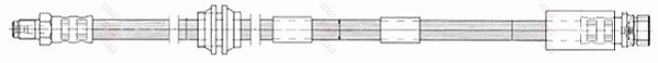 Tubo de frenos delantero para Jaguar X-type  CF1