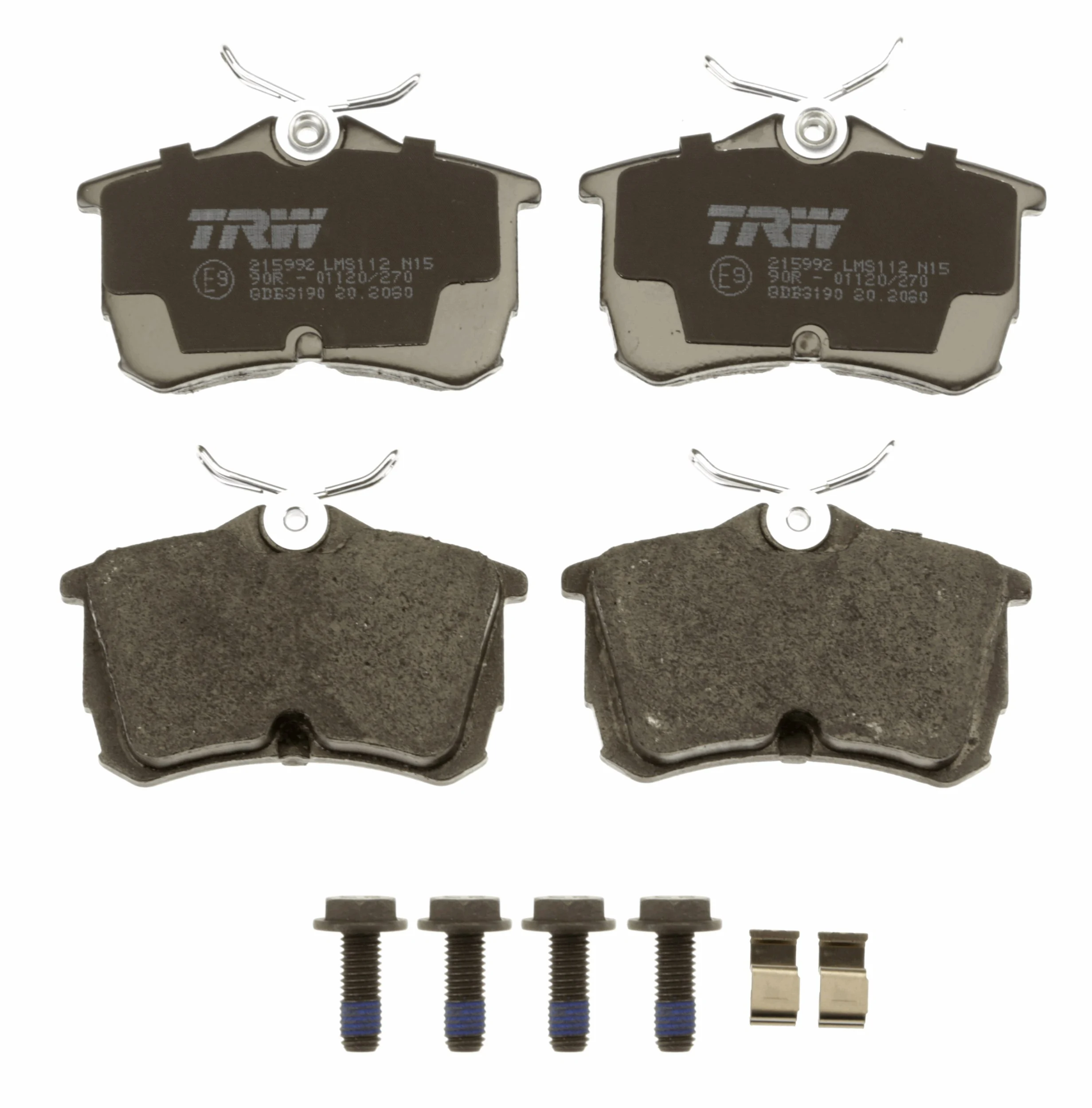 GDB3190 TRW Pastillas freno traseras