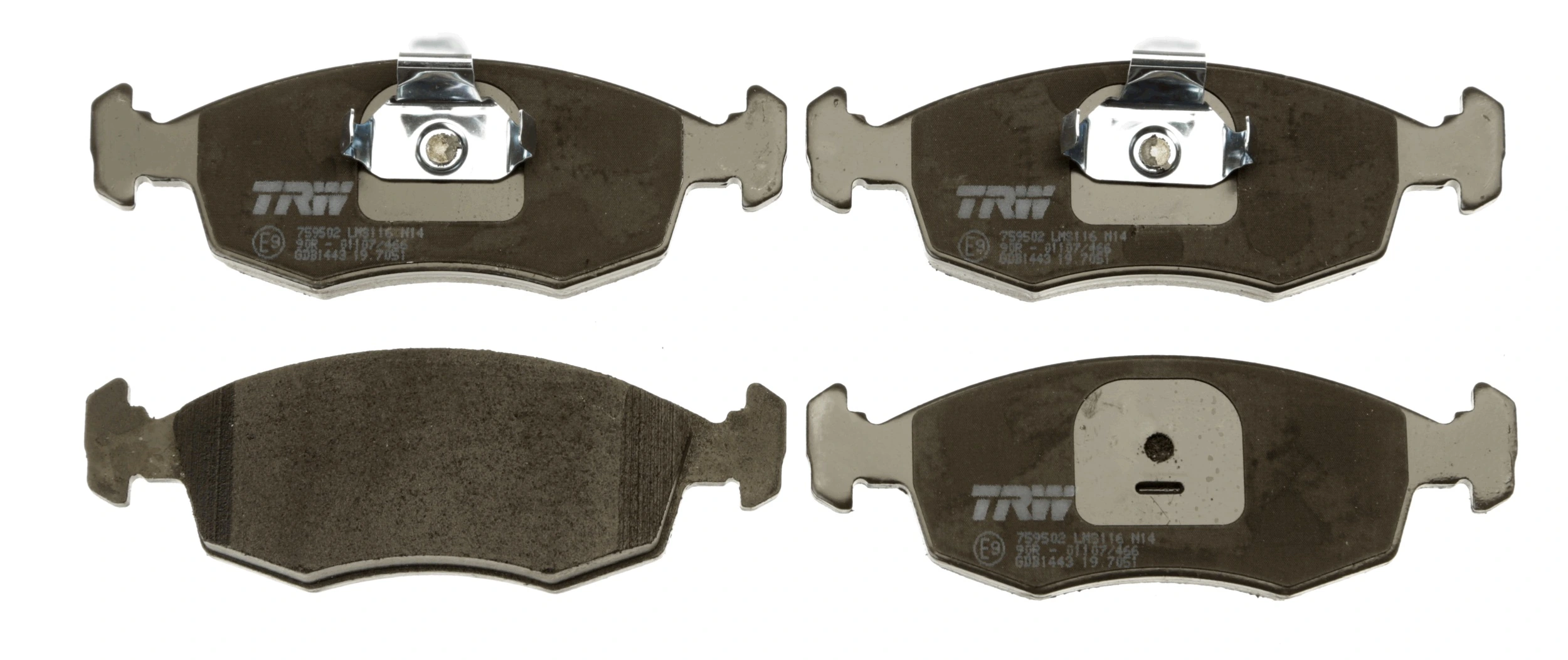  Pastillas de freno Fiat Palio 