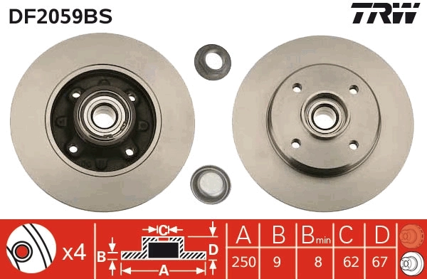 Comprar SKBD0022089 Stark Disco de freno trasero