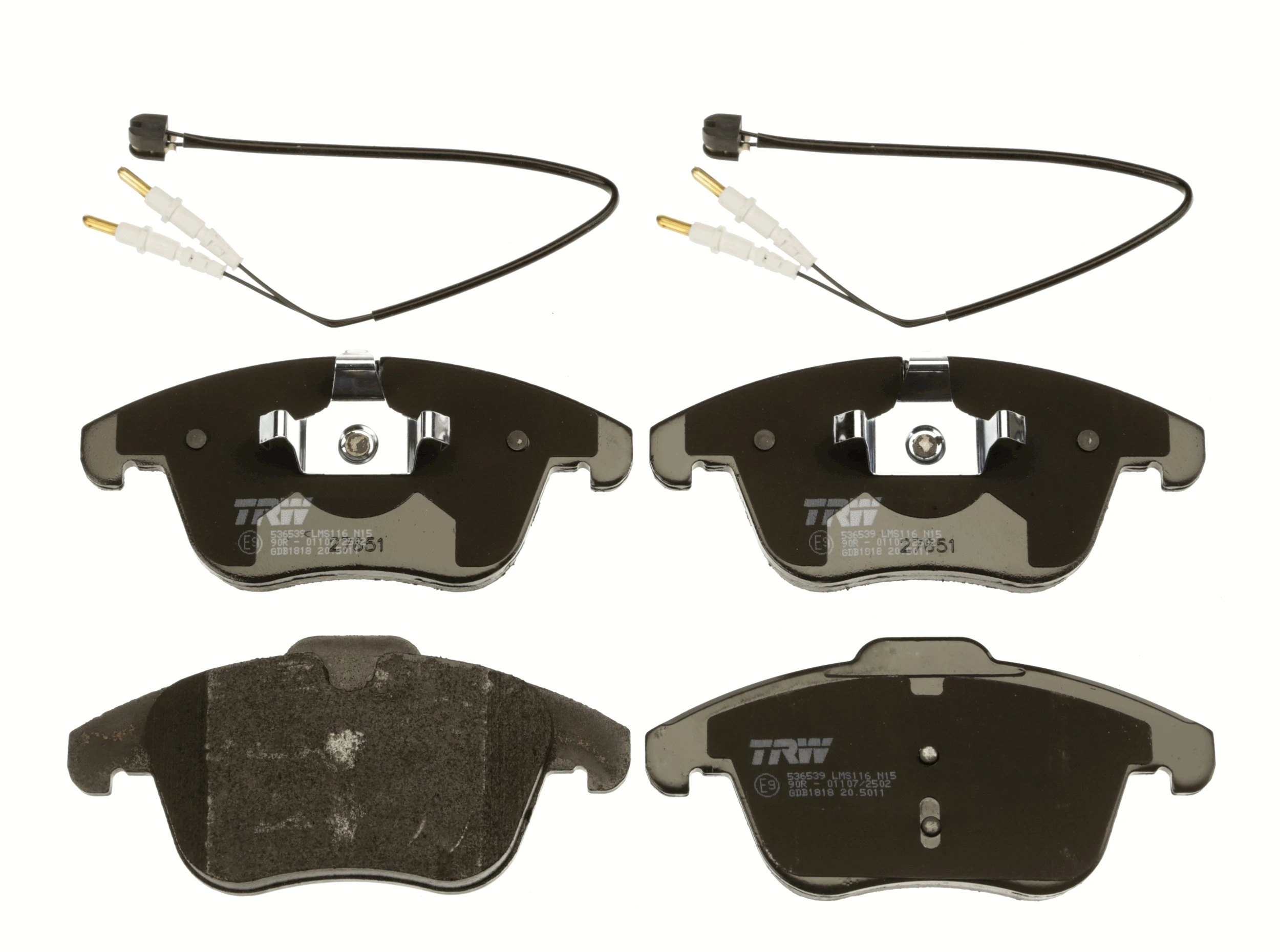 Pastillas de freno delanteras Peugeot 407 6E