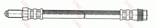 PHB218 TRW Manguera de freno trasero derecho