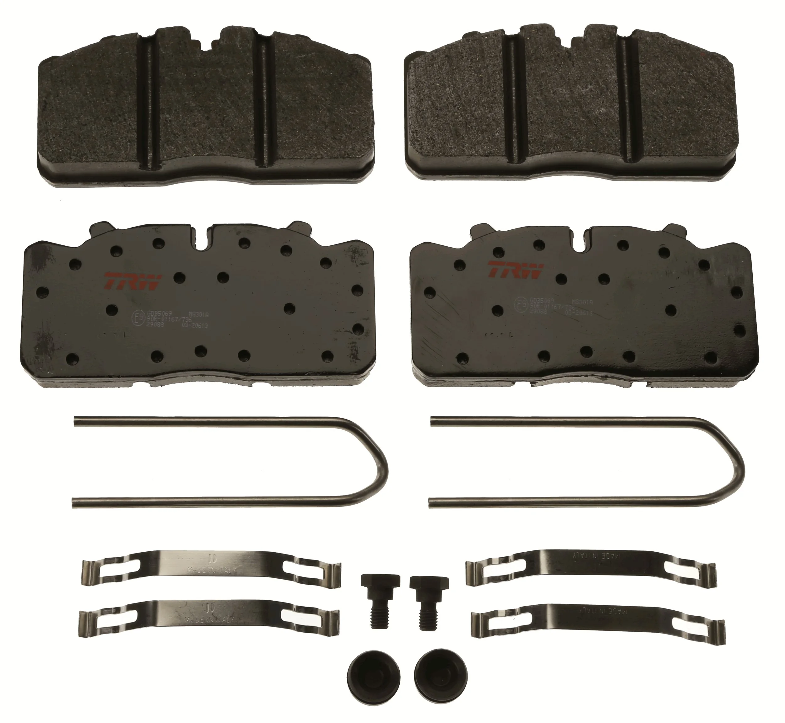 Pastillas de freno delanteras Iveco 500055372