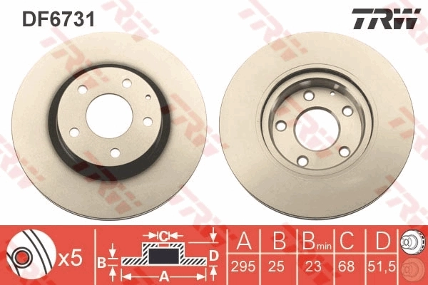 DF6731 TRW Discos