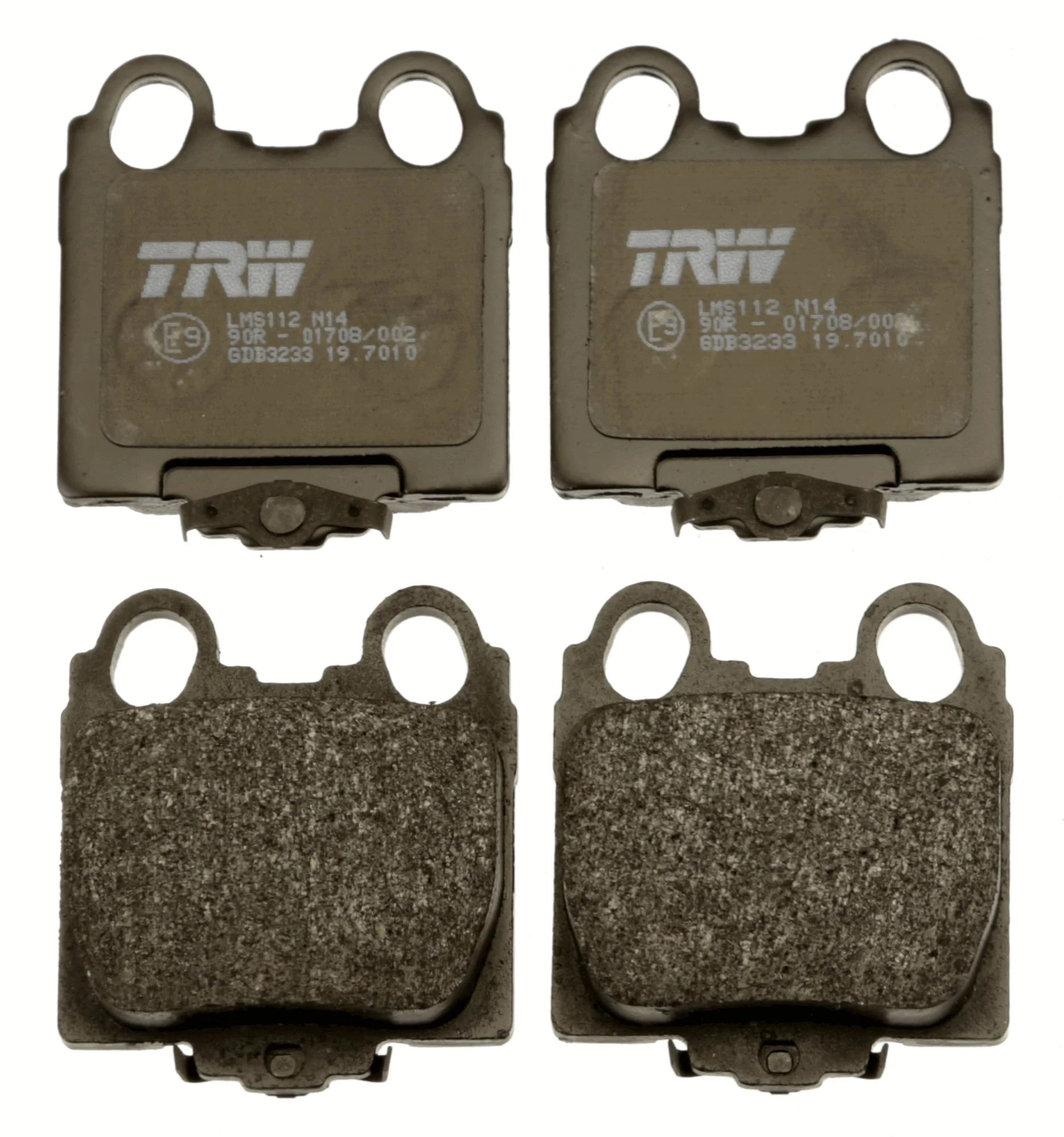GDB3233 TRW Pastillas freno traseras