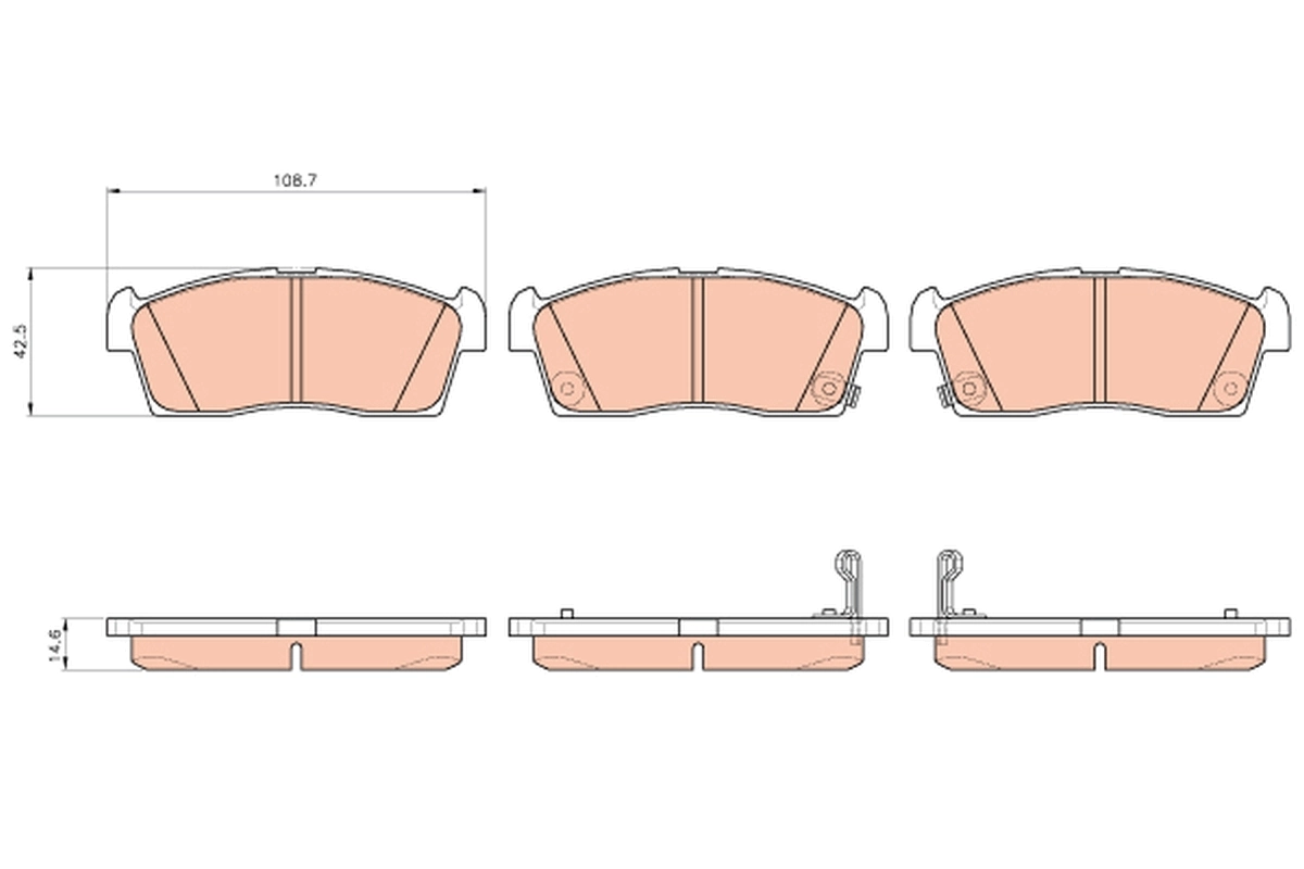  Pastillas de freno Honda Civic 3