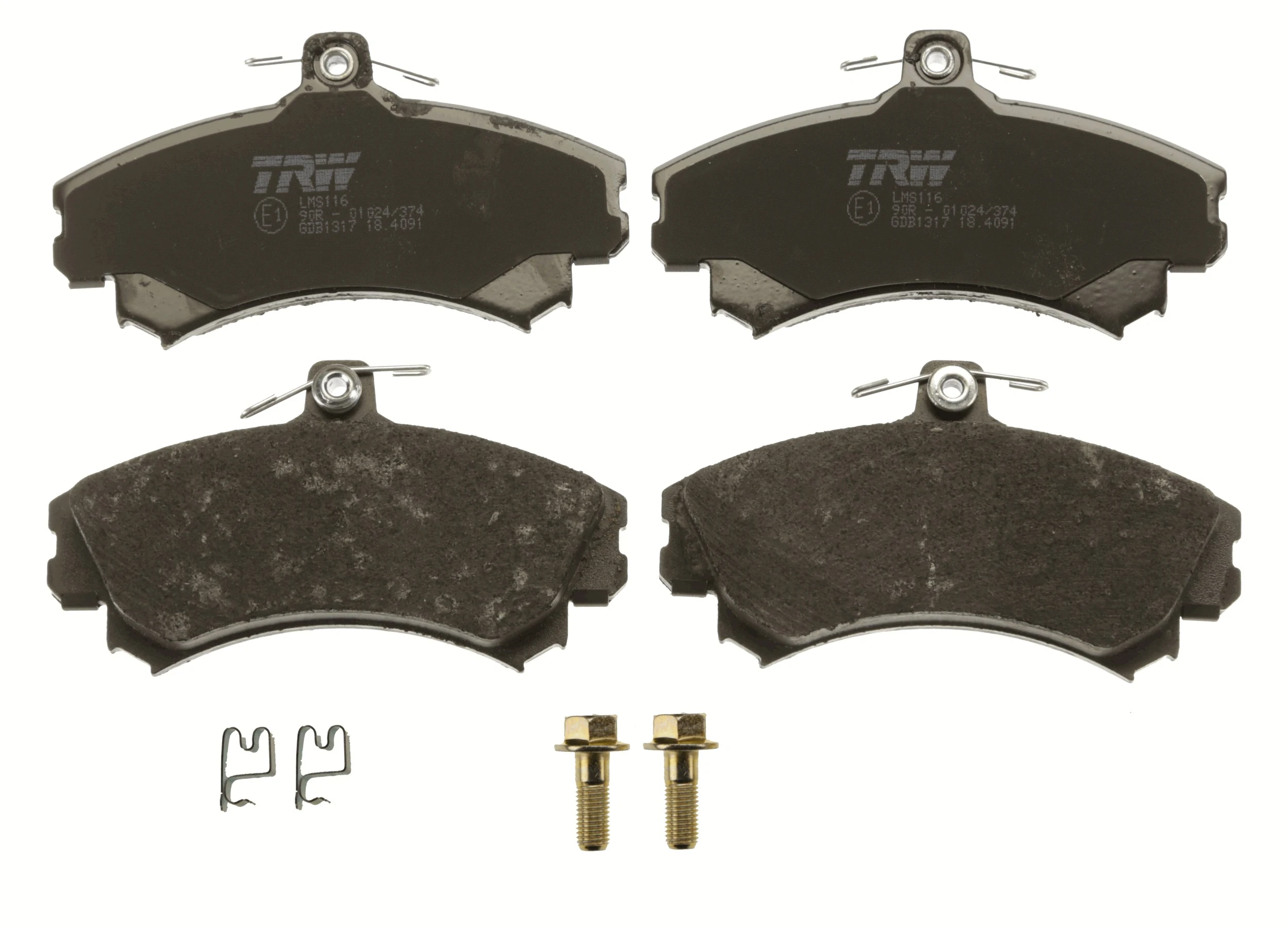 Pastillas de freno 1617268380 Peugeot/Citroen