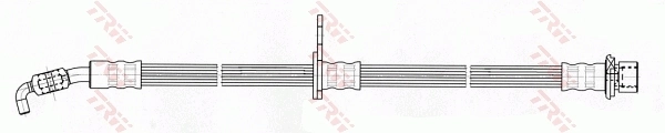 PHD695 TRW Tubo de frenos delantero