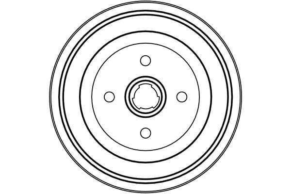 Tambor de freno trasero para Volkswagen Caddy I 14