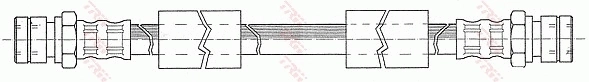Latiguillos de freno delantero FT1429 K&K