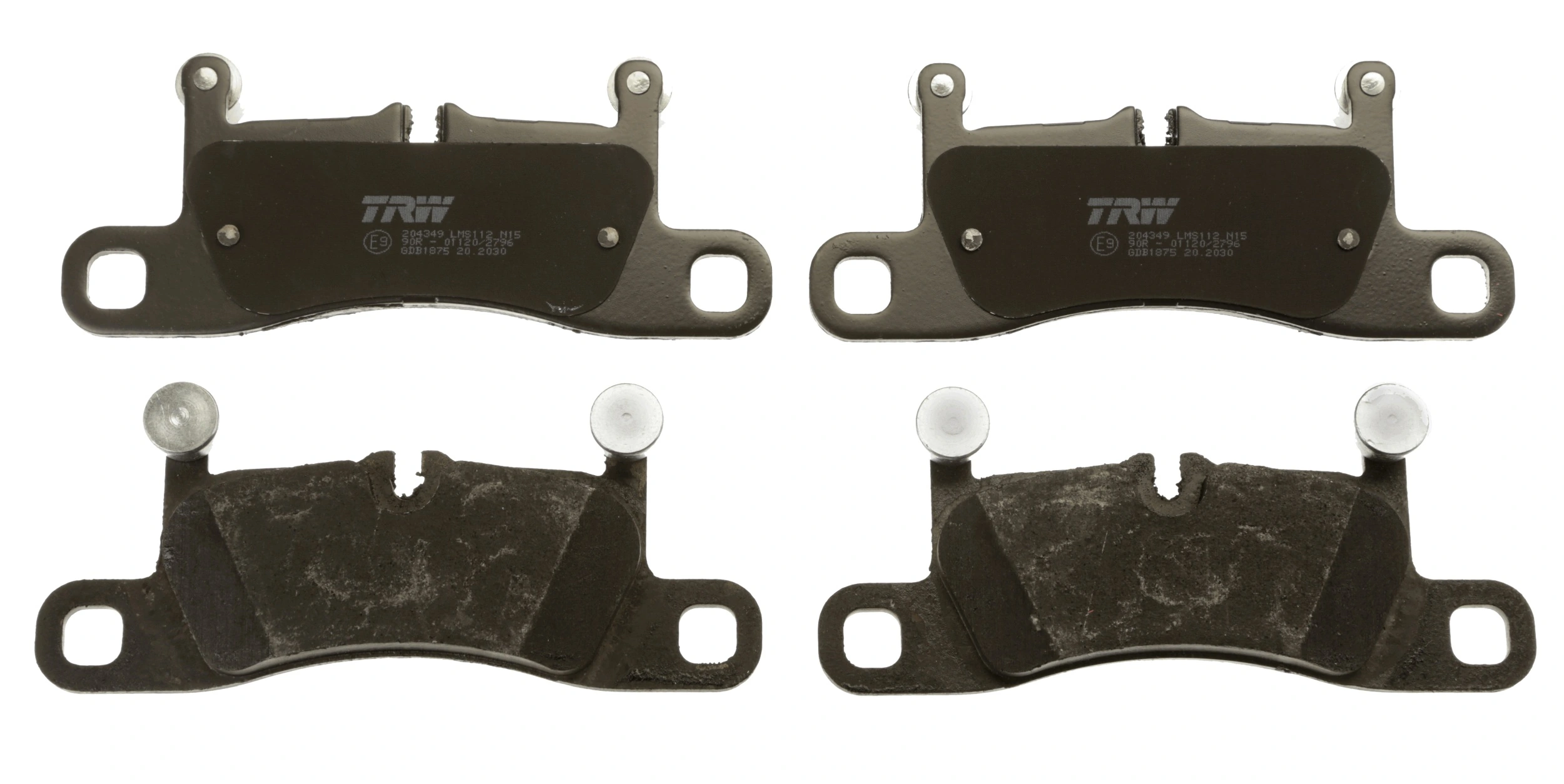 GDB1875 TRW Pastillas freno traseras