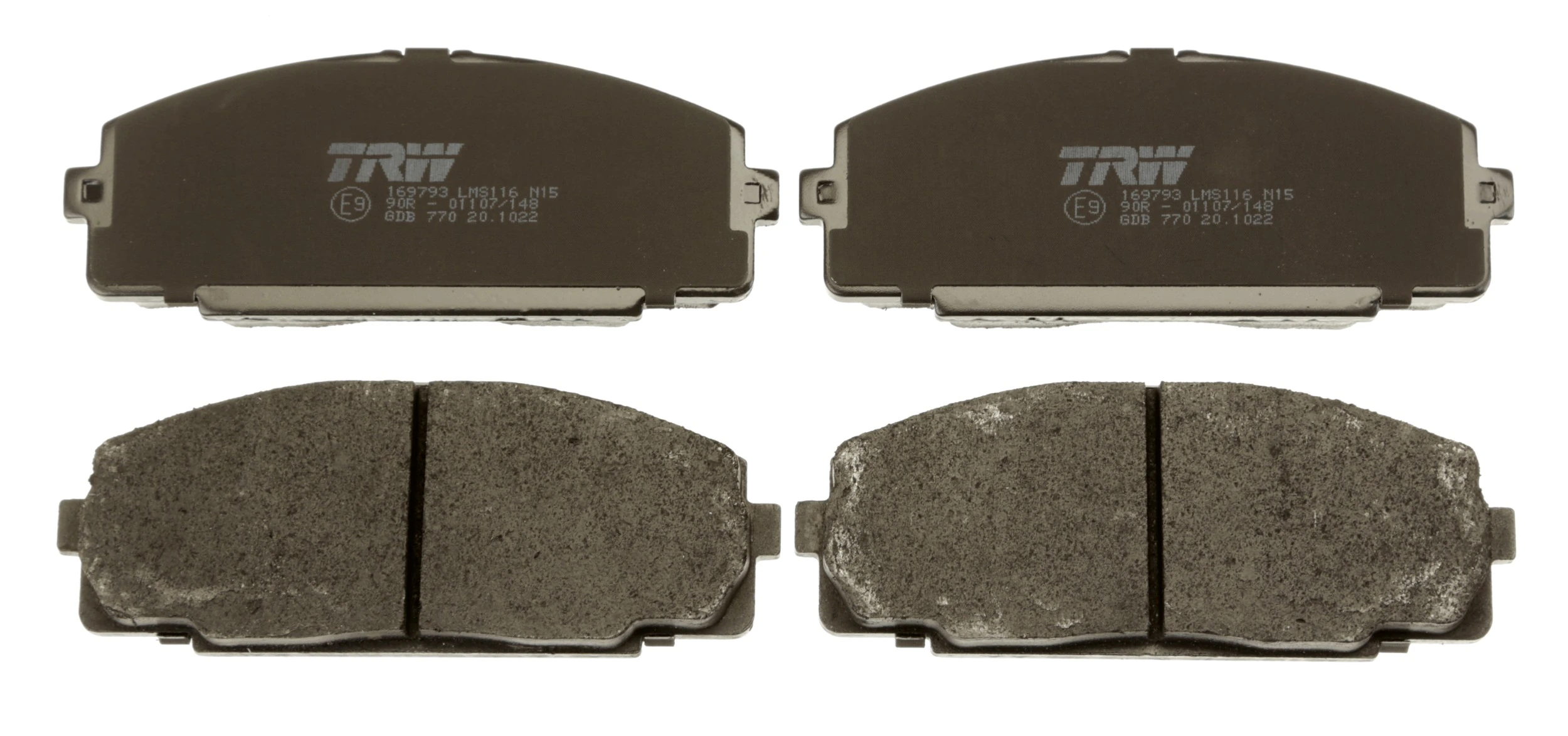 GDB770 TRW Pastillas delanteras