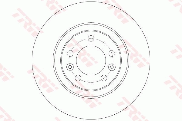 DF6134 TRW Freno de disco trasero