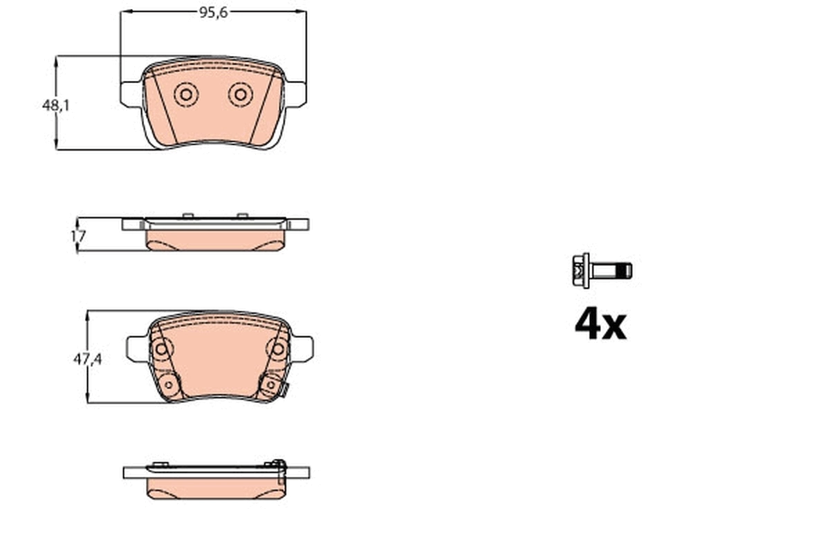 Pastillas de freno PF0879 Magneti Marelli