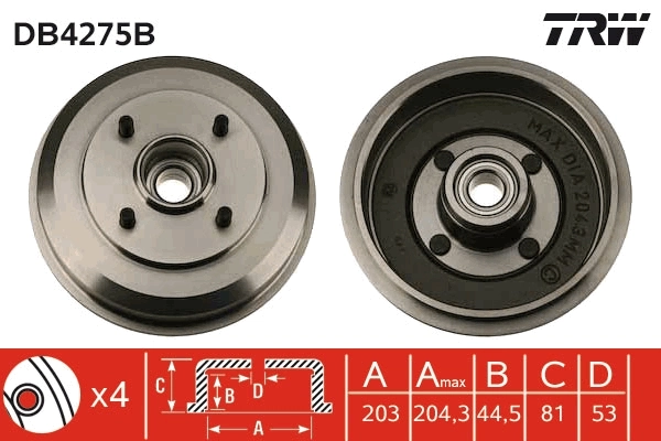 Comprar Tambor de freno trasero Ford Focus I DAW, DBW