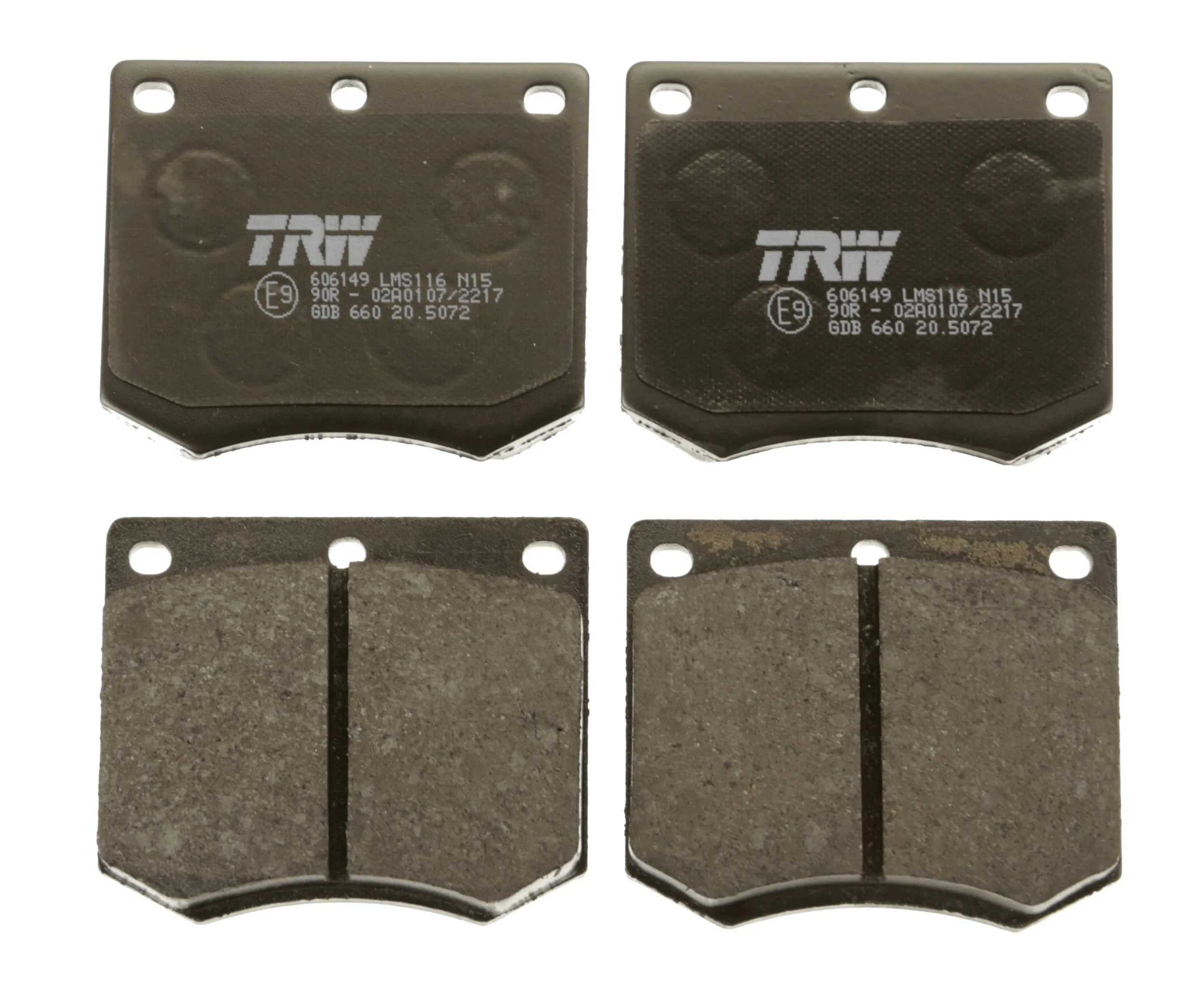 GDB660 TRW Pastillas delanteras
