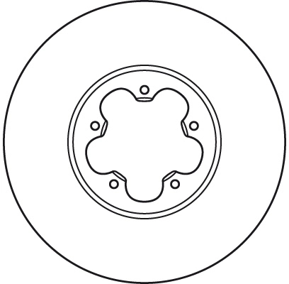 Freno de disco delantero Ford Transit 6 V347/8