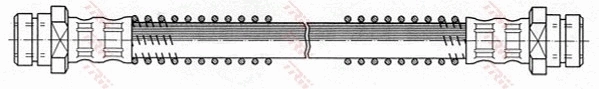 PHA115 TRW Tubo de frenos delantero