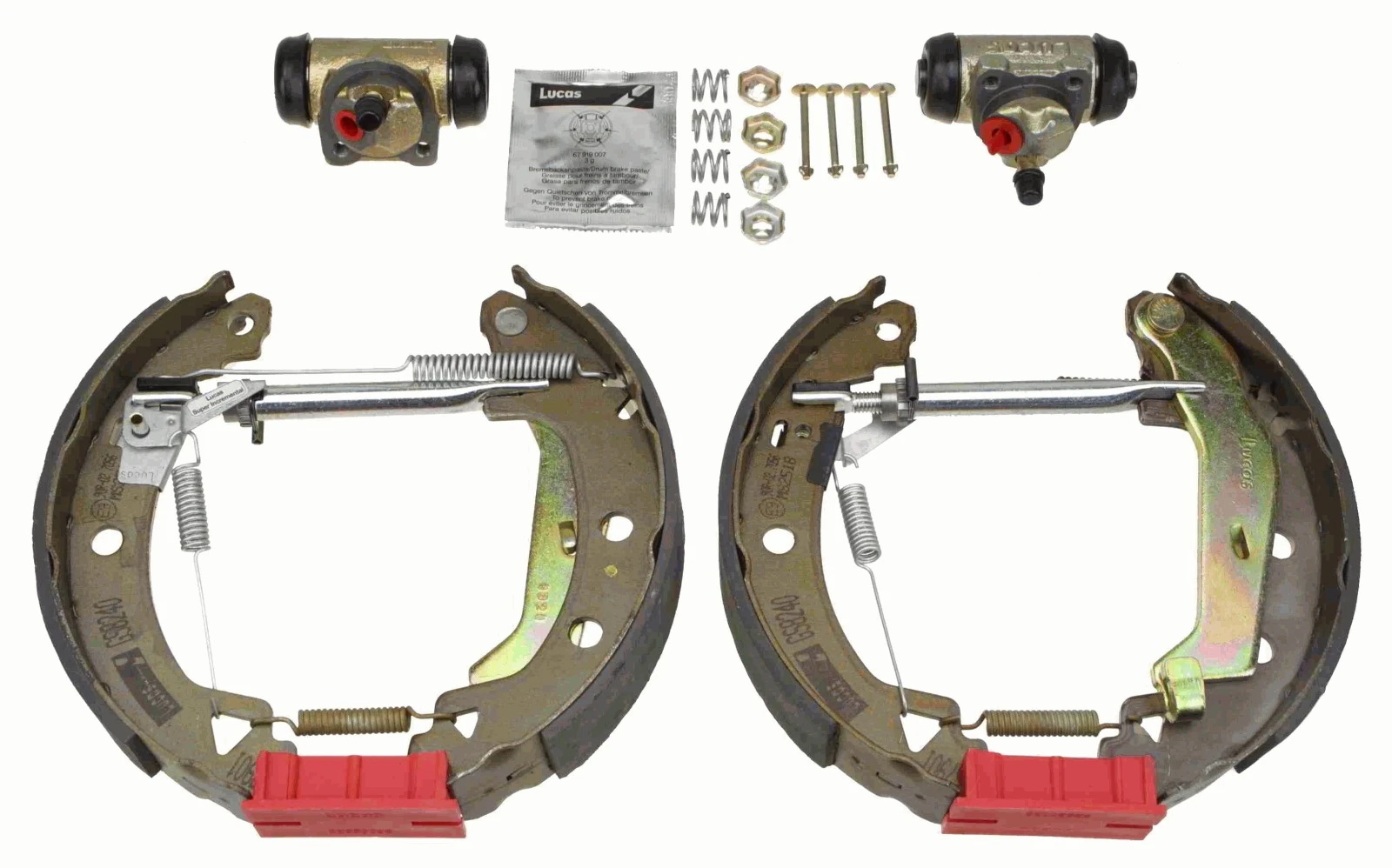 Zapatas de frenos de tambor traseras Alfa Romeo 145 