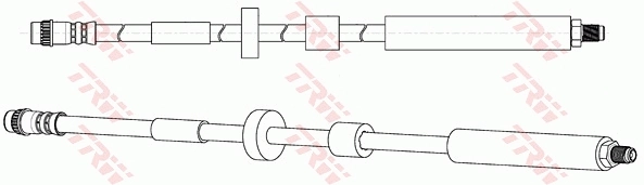  Latiguillos de freno delantero Citroen C4 2