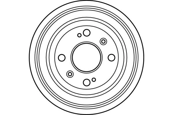 Tambor de freno trasero Rover EGP1358