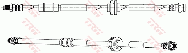  Latiguillos de freno delantero Alfa Romeo 159 
