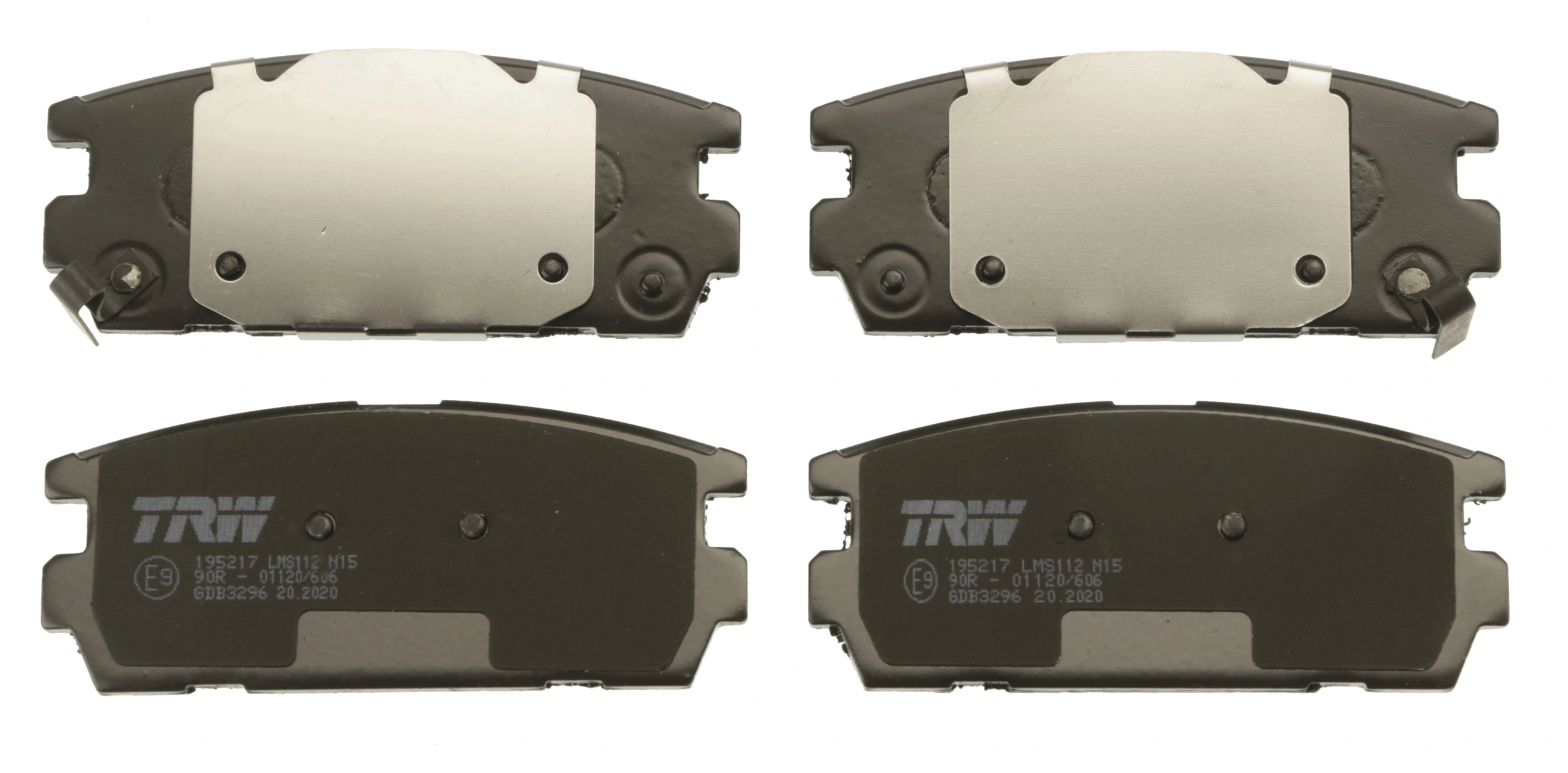 GDB3296 TRW Pastillas freno traseras