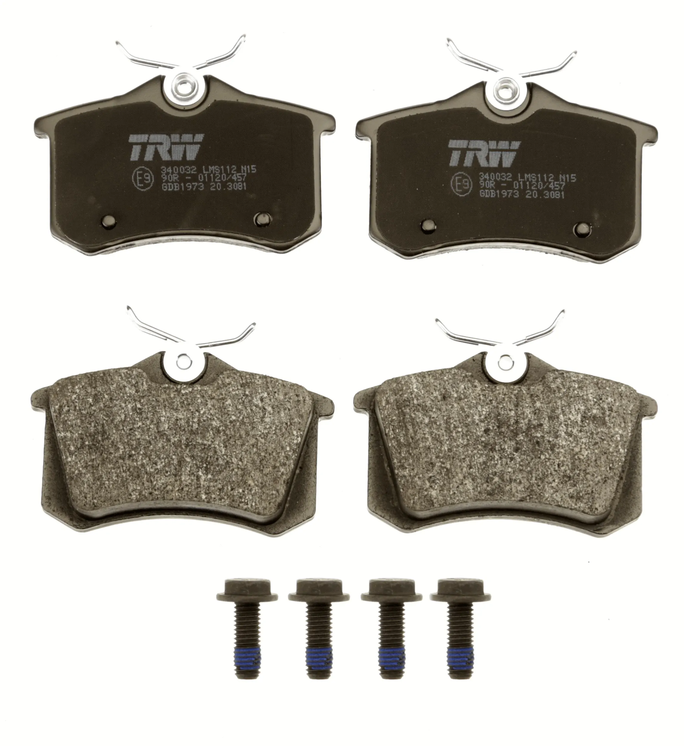 GDB1973 TRW Pastillas freno traseras