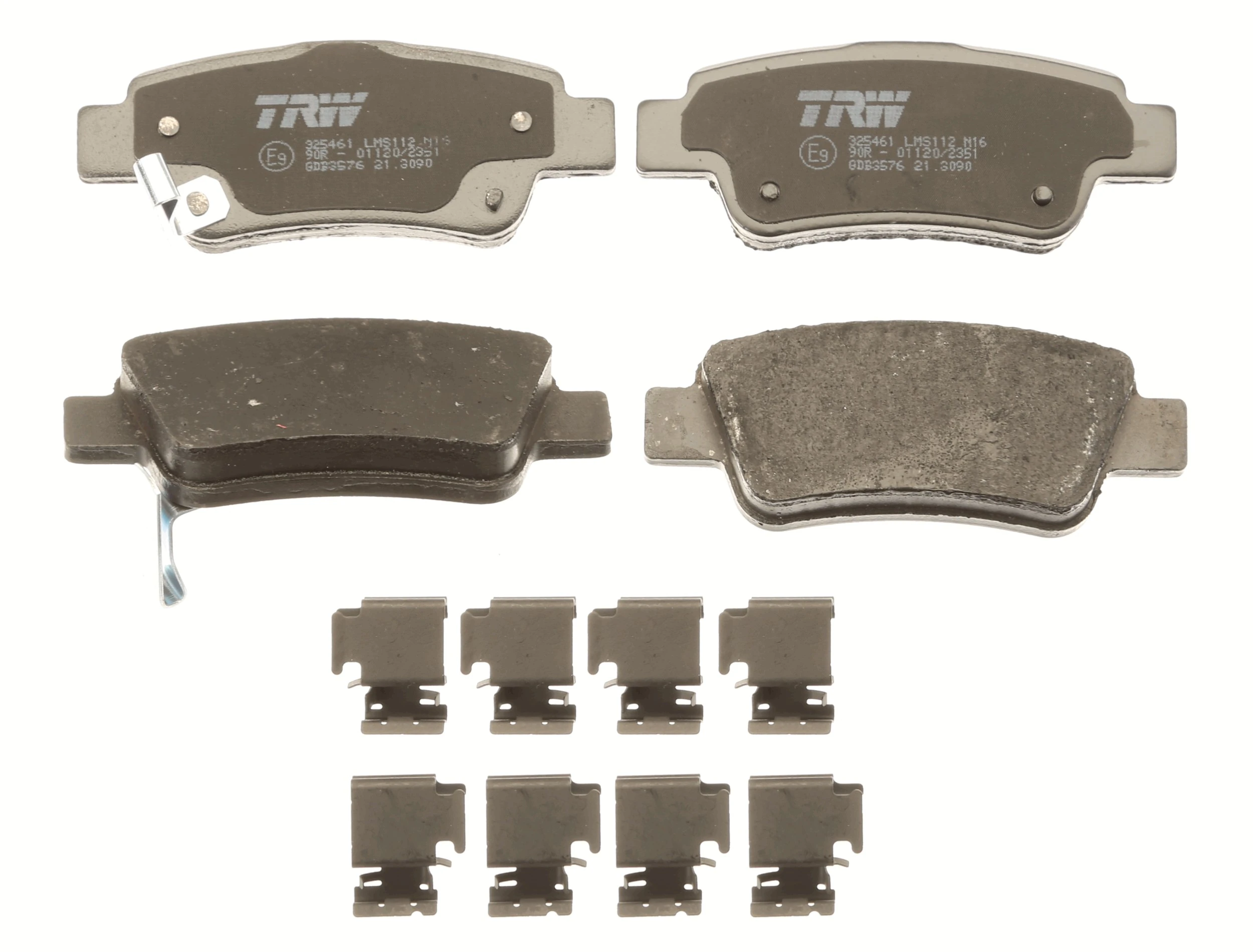 GDB3576 TRW Pastillas freno traseras