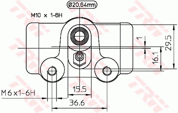 Cilindro de freno de rueda trasera para BMW 3  E30