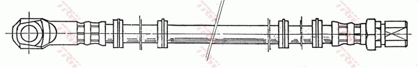 PHD306 TRW Manguera de freno trasera