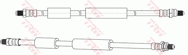 PHC288 TRW Manguera de freno trasera