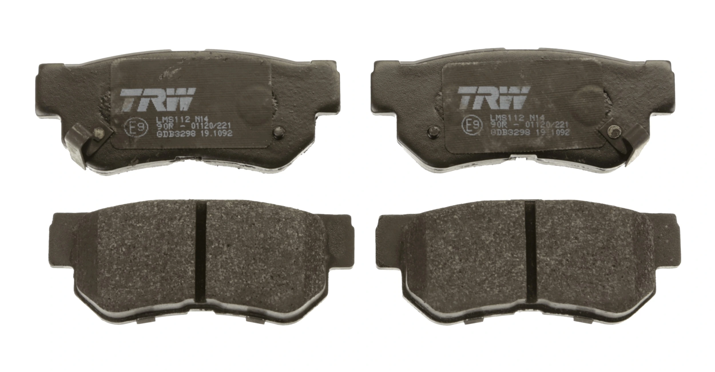 GDB3298 TRW Pastillas freno traseras