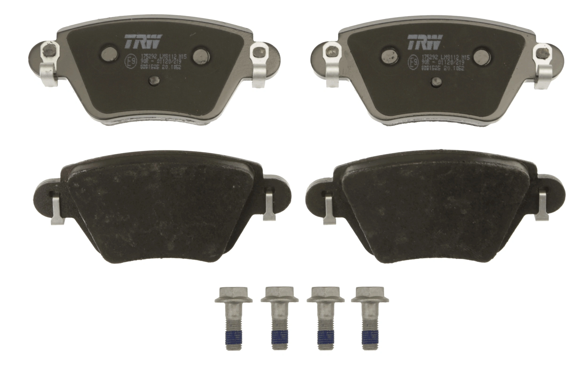 GDB1525 TRW Pastillas freno traseras