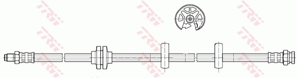  Latiguillos de freno delantero Fiat Punto 2